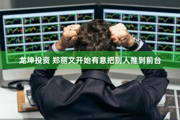 龙坤投资 郑丽文开始有意把别人推到前台